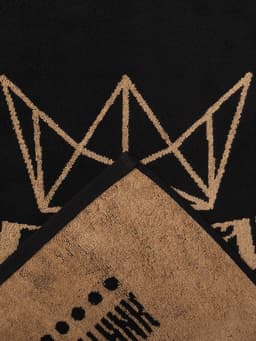 Полотенце махровое Этель «Любимый папа», 50×90 см, 100% хлопок, 420 г/м², чёрно-золотое