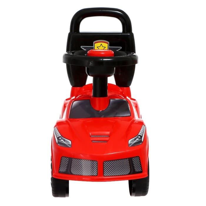 Толокар - пушкар детский «Ночной гонщик. Машинка», звуковые эффекты, цвет красный