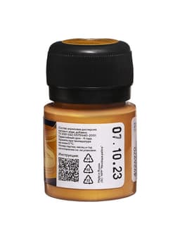 Краска акриловая Metallic 20 мл, ЗХК Decola, Золото геральдик