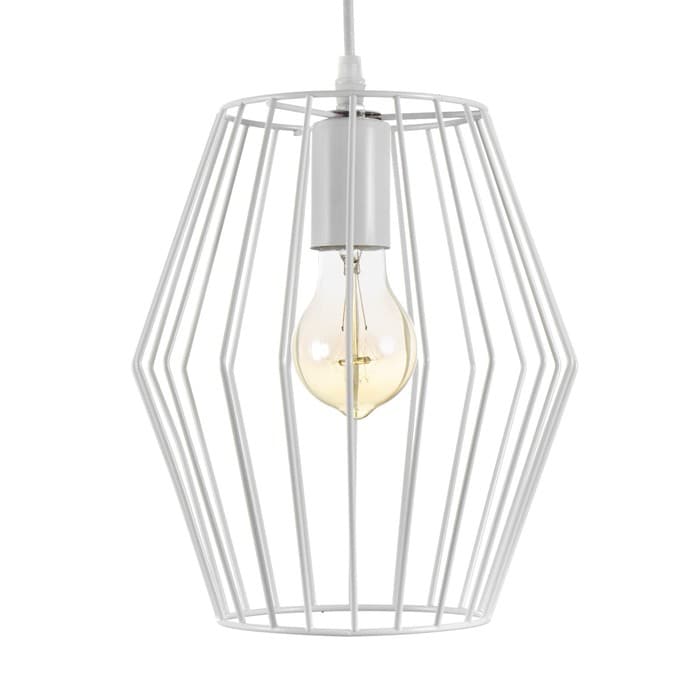 Светильник «Ромб» 1×40 Вт E27 белый 22×22×25 см BayerLux