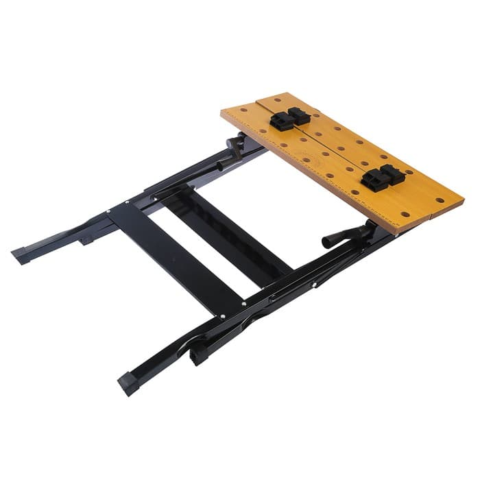 Верстак-тиски ТУНДРА, складной, 605×635×780 мм, профиль 25×25 мм, нагрузка до 100 кг