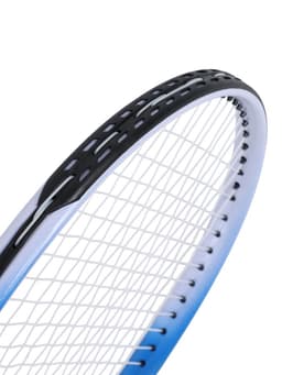 Ракетка для большого тенниса, взрослая, тренировочная, алюминий 27', в чехле, синяя