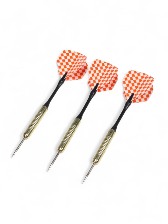 Дротики для дартса ONLYTOP, 3 шт., металлический наконечник, вес 16 г, цвет МИКС