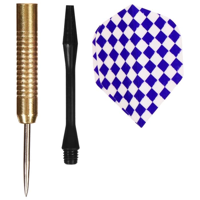 Дротики для дартса ONLYTOP, 3 шт., металлический наконечник, вес 16 г, цвет МИКС