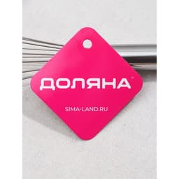 Венчик для взбивания Доляна «Стандарт», 30×6.5 см, нержавеющая сталь, серебристый