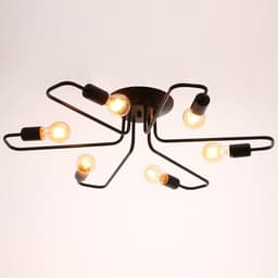 Люстра «Клауд» 6×40 Вт E27 черный 82×82×16 см BayerLux