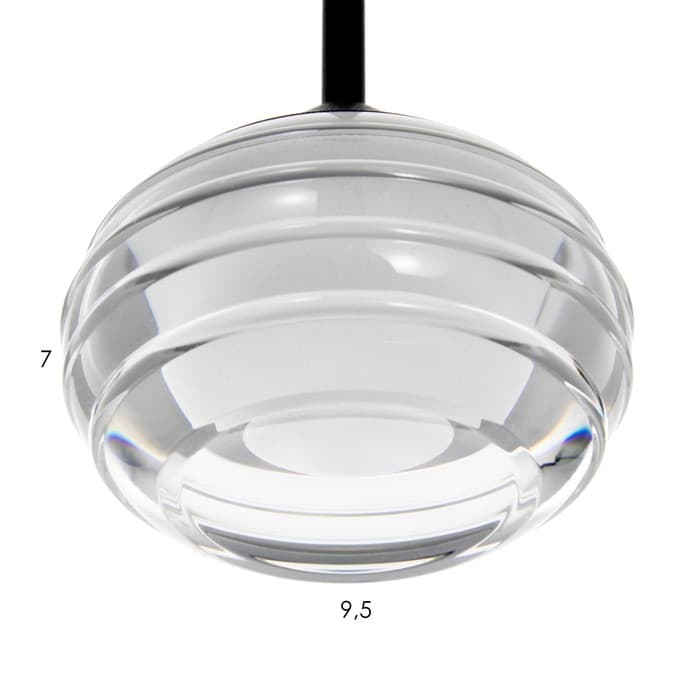 Светильник BayerLux «Одетта» LED 3 Вт черный 8×8×120 см