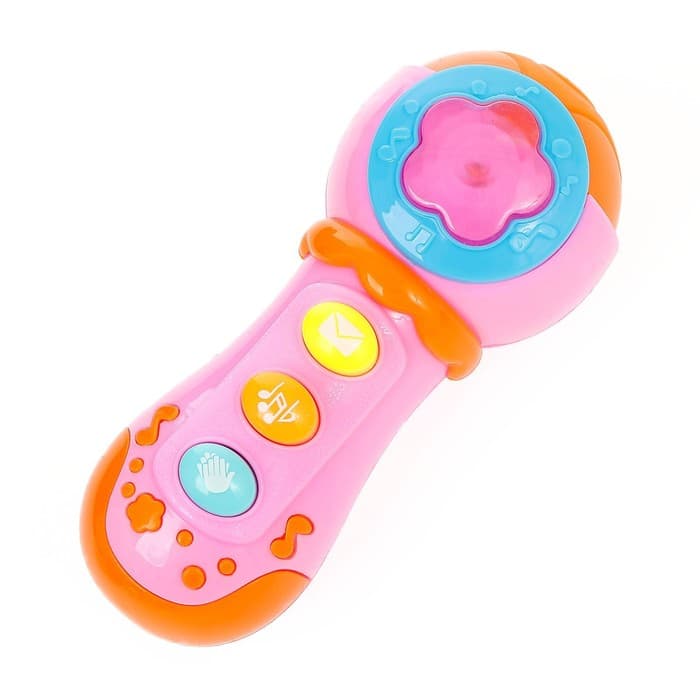 Музыкальная игрушка ZABIAKA «Микрофон», световые и звуковые эффекты, цвет МИКС