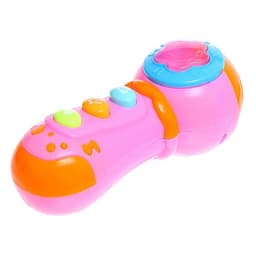 Музыкальная игрушка ZABIAKA «Микрофон», световые и звуковые эффекты, цвет МИКС