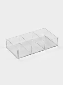 Подставка для презентации, 3 ячейки, 20.3×10.2×3.8 см, оргстекло 2 мм