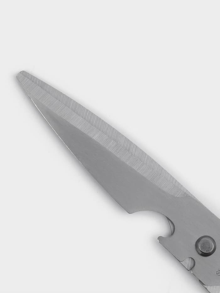 Ножницы кухонные Доляна «Драйв», 22 см, с открывалкой для бутылки, оранжевые