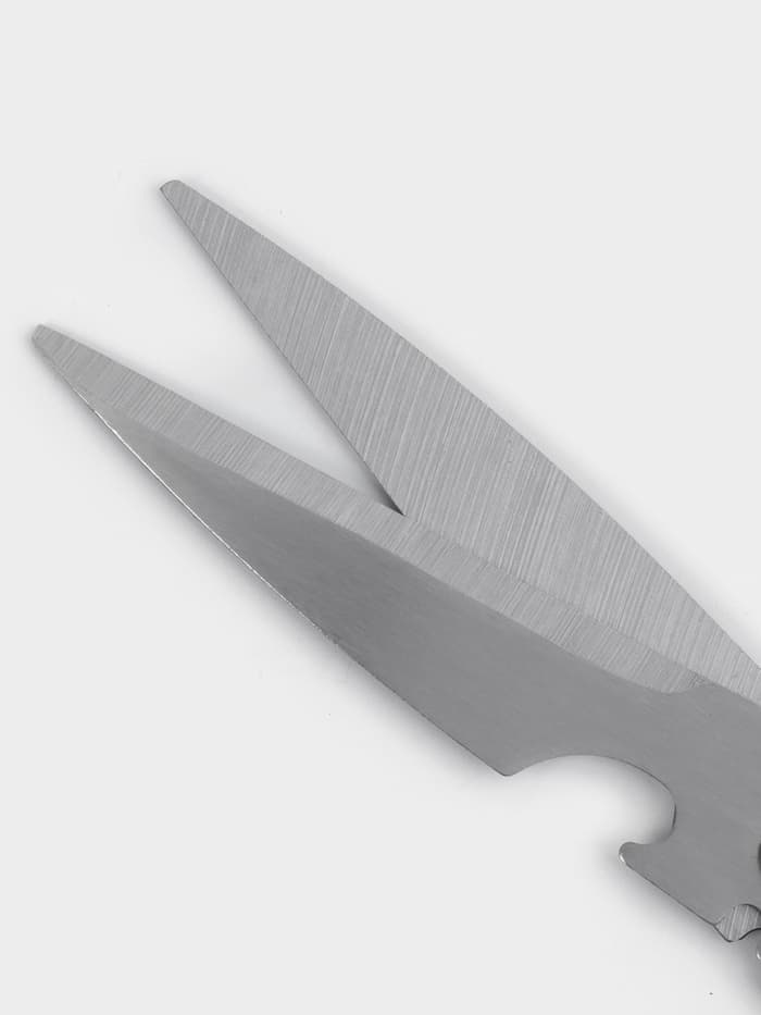 Ножницы кухонные Доляна «Драйв», 22 см, с открывалкой для бутылки, оранжевые