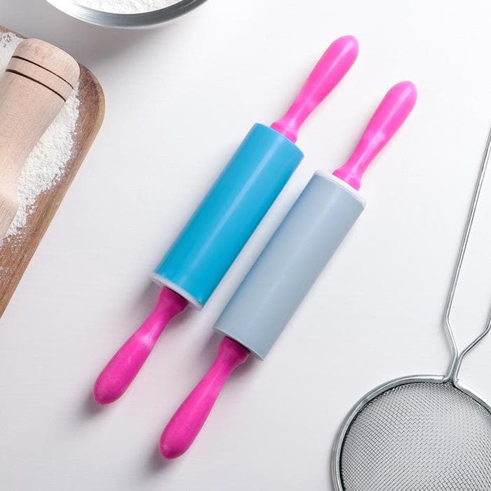 Скалка, 21 см, рабочая часть 9 см, МИКС