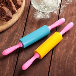 Скалка, 21 см, рабочая часть 9 см, МИКС