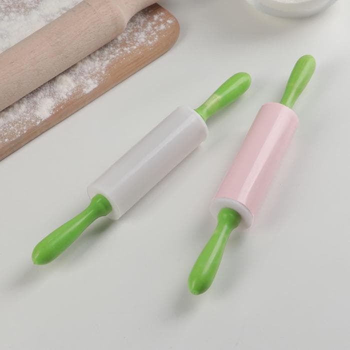 Скалка, 21 см, рабочая часть 9 см, МИКС