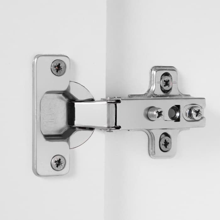 Комплект мебели для ванной комнаты «Балтика 55»: тумба с раковиной, зеркало - шкаф, белый