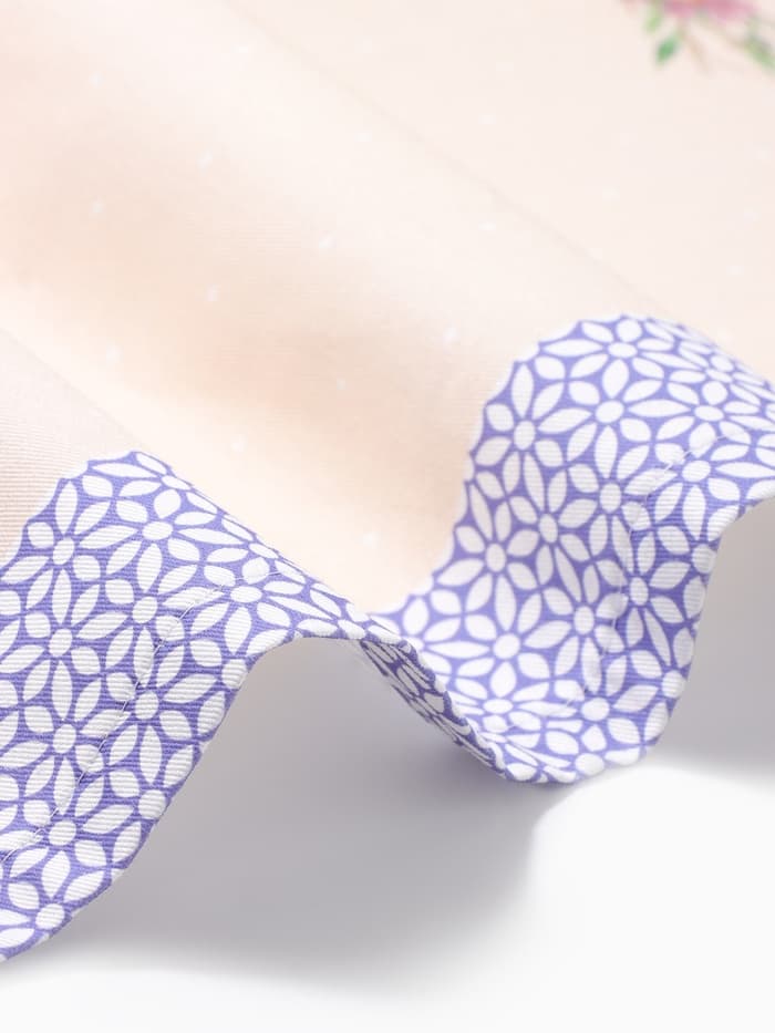 Дорожка на стол «Этель. Уютные коты», 40×146 см, 100% хлопок, саржа 190 г/м², бежевая/синяя