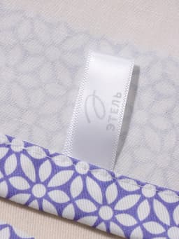 Дорожка на стол «Этель. Уютные коты», 40×146 см, 100% хлопок, саржа 190 г/м², бежевая/синяя