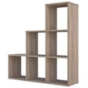 Стеллаж кубический для хранения Polini Home Smart, 6 секций, 1037×290×1069 мм, цвет дуб