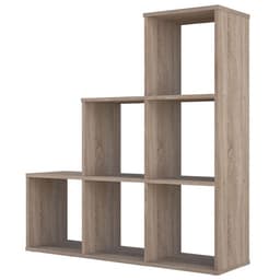 Стеллаж кубический для хранения Polini Home Smart, 6 секций, 1037×290×1069 мм, цвет дуб