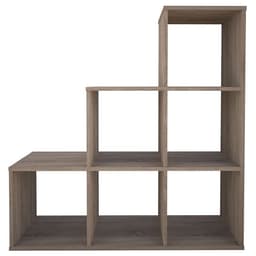 Стеллаж кубический для хранения Polini Home Smart, 6 секций, 1037×290×1069 мм, цвет дуб