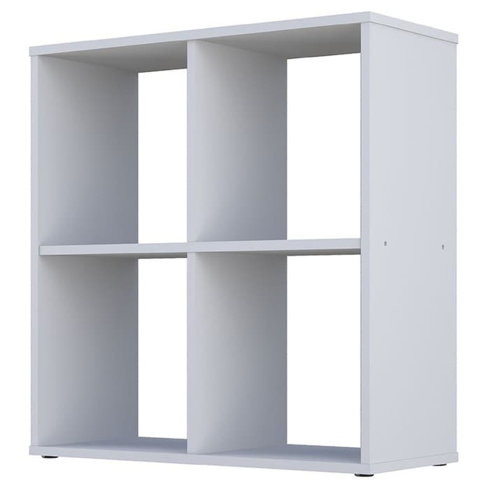 Стеллаж кубический для хранения Polini Home Smart, 4 секции, 698×290×718 мм, цвет белый