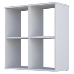 Стеллаж кубический для хранения Polini Home Smart, 4 секции, 698×290×718 мм, цвет белый