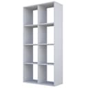 Стеллаж кубический Polini Home Smart, 8 секций,698×290×1420 мм, цвет белый
