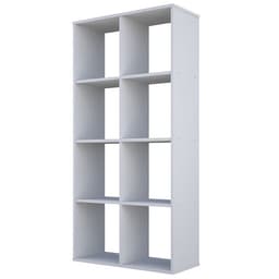 Стеллаж кубический Polini Home Smart, 8 секций,698×290×1420 мм, цвет белый