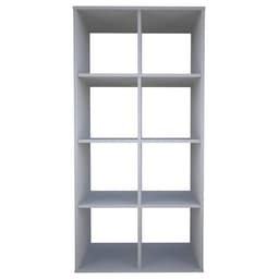 Стеллаж кубический Polini Home Smart, 8 секций,698×290×1420 мм, цвет белый