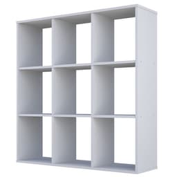 Стеллаж кубический для хранения Polini Home Smart, 9 секций, 1037×290×1069 мм, цвет белый