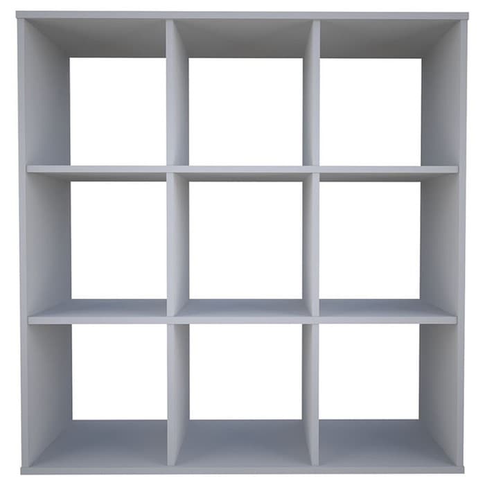 Стеллаж кубический для хранения Polini Home Smart, 9 секций, 1037×290×1069 мм, цвет белый