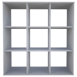 Стеллаж кубический для хранения Polini Home Smart, 9 секций, 1037×290×1069 мм, цвет белый