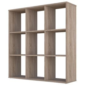 Стеллаж кубический для хранения Polini Home Smart, 9 секции, 1037×290×1069 мм, цвет дуб