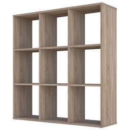 Стеллаж кубический для хранения Polini Home Smart, 9 секции, 1037×290×1069 мм, цвет дуб