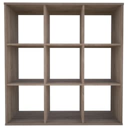 Стеллаж кубический для хранения Polini Home Smart, 9 секции, 1037×290×1069 мм, цвет дуб