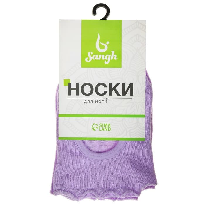 Носки для йоги Sangh, р. 36-39, МИКС