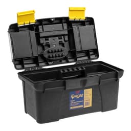 Ящик для инструмента ТУНДРА, 13", 320×175×160 мм, пластиковый, два органайзера