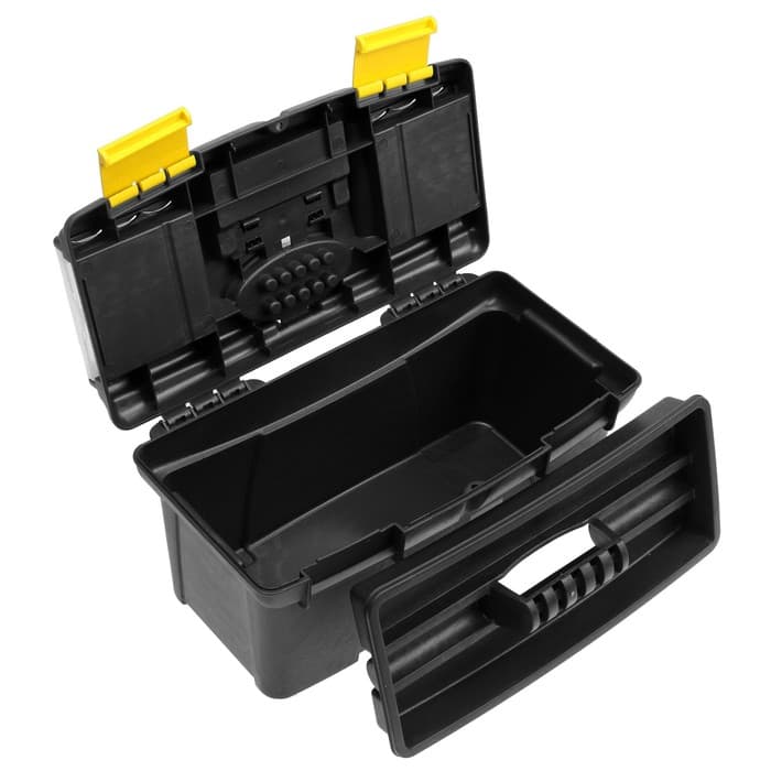 Ящик для инструмента ТУНДРА, 13", 320×175×160 мм, пластиковый, два органайзера