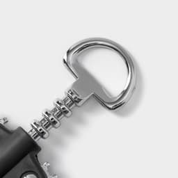 Штопор для вина «Профи», 17.5 см, цвет чёрный