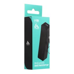Внешний аккумулятор Luazon PB-03, 2200 мАч, USB, 1 А, крепление кольцо, чёрный