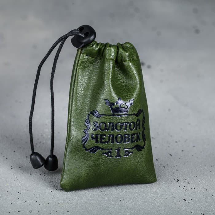 Стопки в чехле «Золотой человек», набор 3 шт. × 30 мл