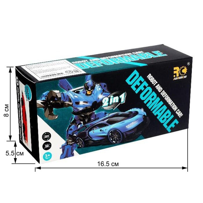 Робот инерционный «Широн», трансформируется при столкновении, цвета МИКС