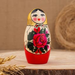 Матрёшка дерево «Семёновская», 6 кукольная, высшая категория