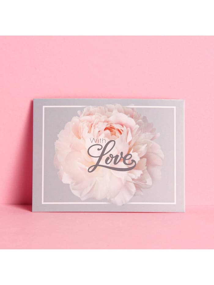 Открытка-комплимент With big Love, 8×6 см
