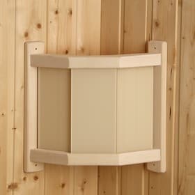 Абажур для бани и сауны «Фонарь», липа, 29.5×33.5×12.5 см, настенный, угловой, «Добропаровъ»