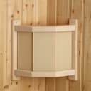 Абажур для бани и сауны «Фонарь», липа, 29.5×33.5×12.5 см, настенный, угловой, «Добропаровъ»