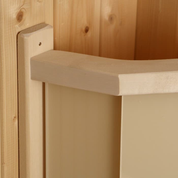 Абажур для бани и сауны «Фонарь», липа, 29.5×33.5×12.5 см, настенный, угловой, «Добропаровъ»