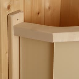 Абажур для бани и сауны «Фонарь», липа, 29.5×33.5×12.5 см, настенный, угловой, «Добропаровъ»