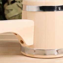 Ковш - черпак для бани и сауны «Емеля», 500 мл, липа, нержавеющая вставка, 52 см, «Добропаровъ»